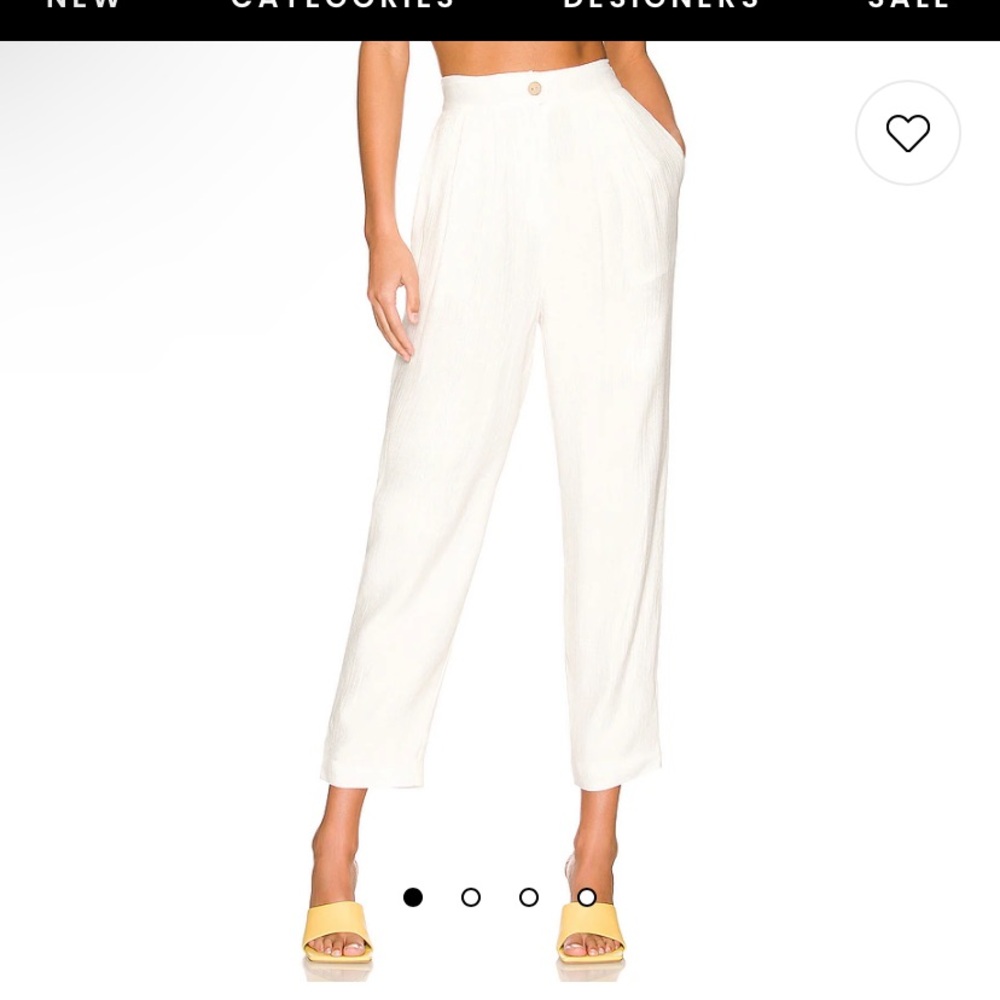 Fayette Pant in White